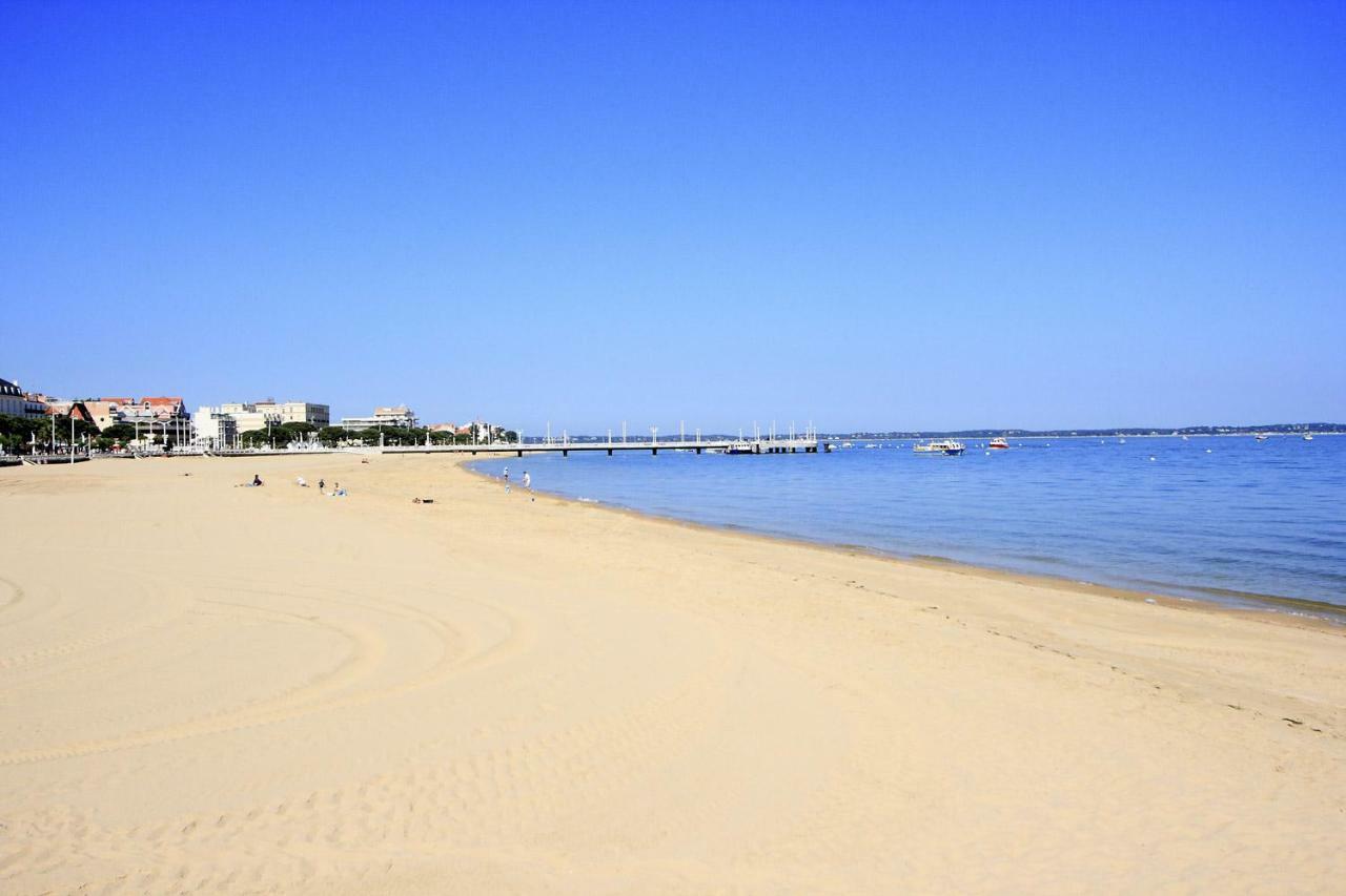 아르카숑 T2 Face Au Port De Plaisance Et Plage D'Eyrac -Terrasse -Parking 아파트 외부 사진